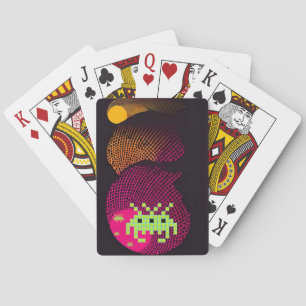 Invading Space Kings Playing Cards