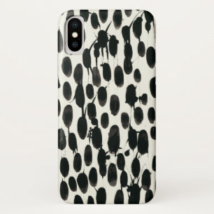 Invariable I   Black Watercolor iPhone X Case