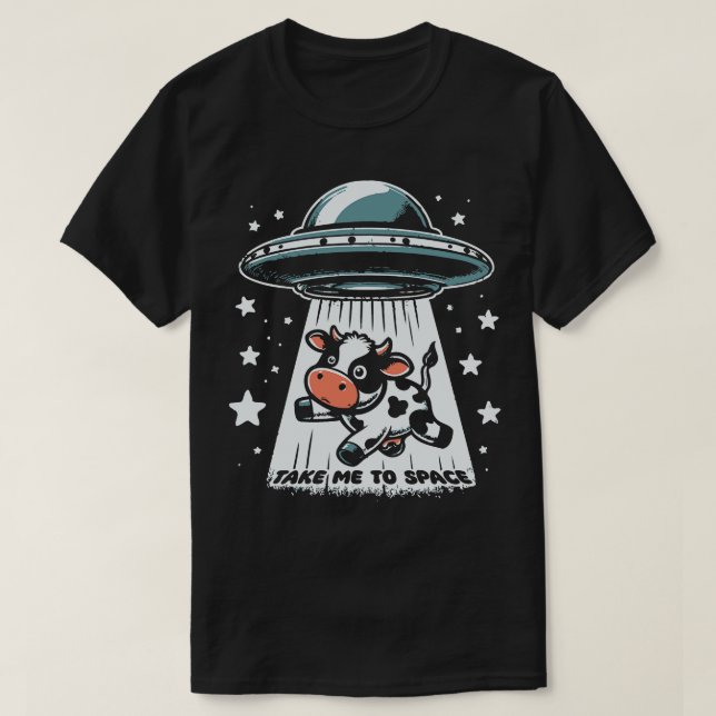 Invasion For Cow T-Shirt (Design Front)