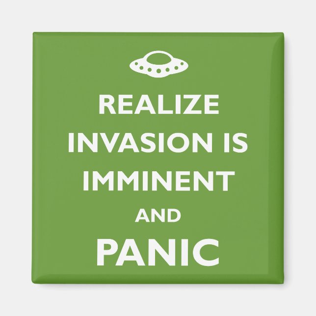 Invasion is Imminent Magnet (Front)