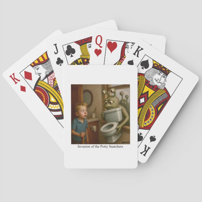Invasion of the Potty Snatchers Playing Cards (Back)