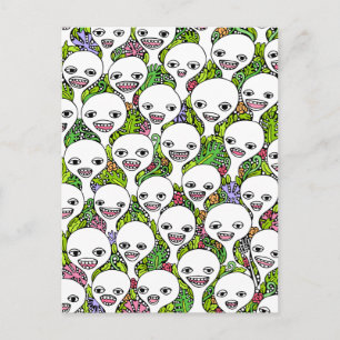 INVASION POSTCARD