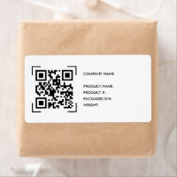 Inventory QR Code Scan | Business Logo Label