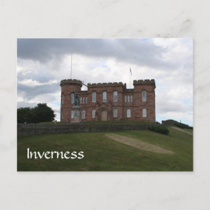inverness castle hill postcard