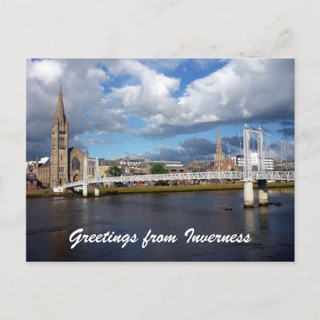 inverness greetings postcard (Front)