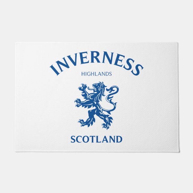 INVERNESS Scotland Doormat (Front)