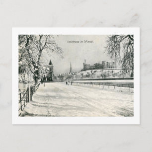 Inverness, Scotland, In Winter 1913 Vintage Postcard