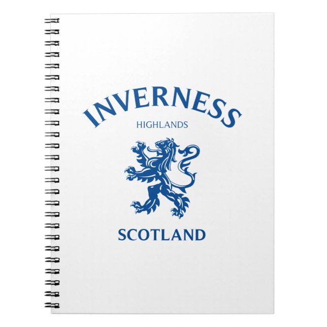 INVERNESS Scotland Notebook (Front)