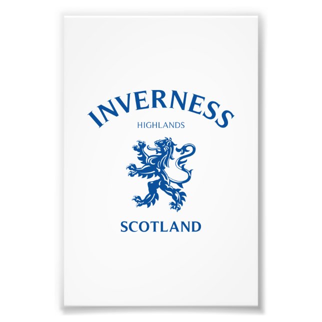 INVERNESS Scotland Photo Print (Front)
