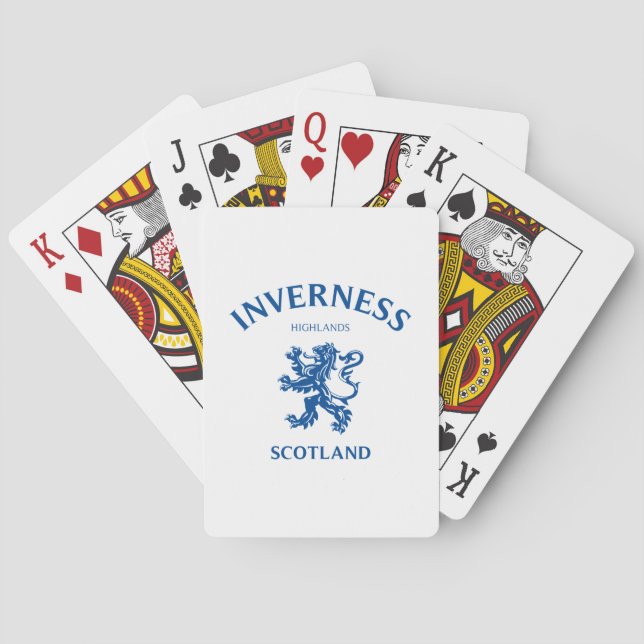 INVERNESS Scotland Playing Cards (Back)