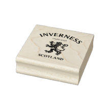 INVERNESS Scotland Rubber Stamp