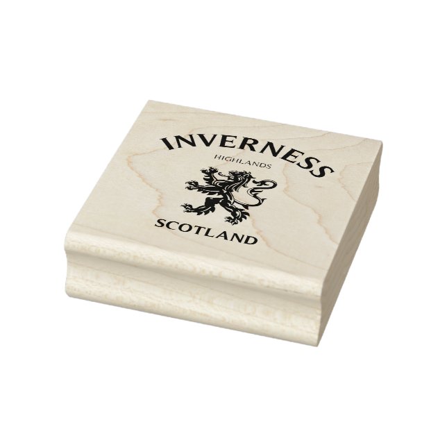 INVERNESS Scotland Rubber Stamp (Stamp)