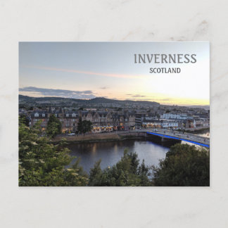 Inverness, Scotland, UK City view Postcard