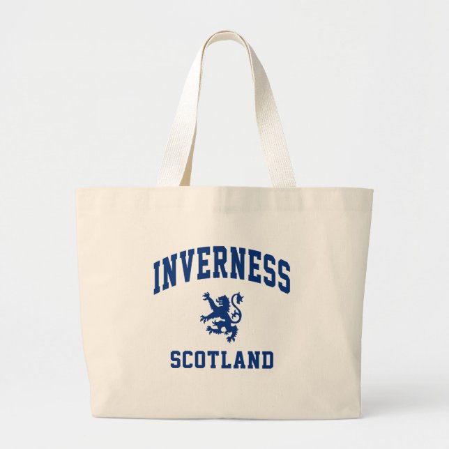 Inverness Scottish Large Tote Bag (Front)