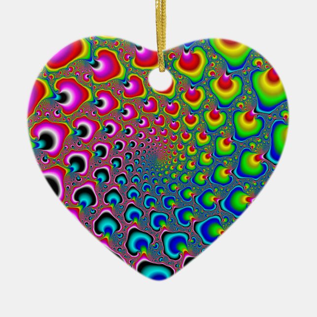 Inverse Spiral Ceramic Tree Decoration (Front)