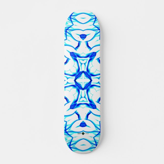 Invert Fireburst Cross Skateboard (Front)