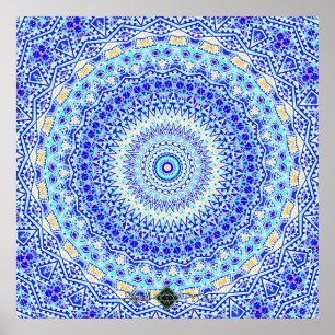 Invert Lost Mandala Poster