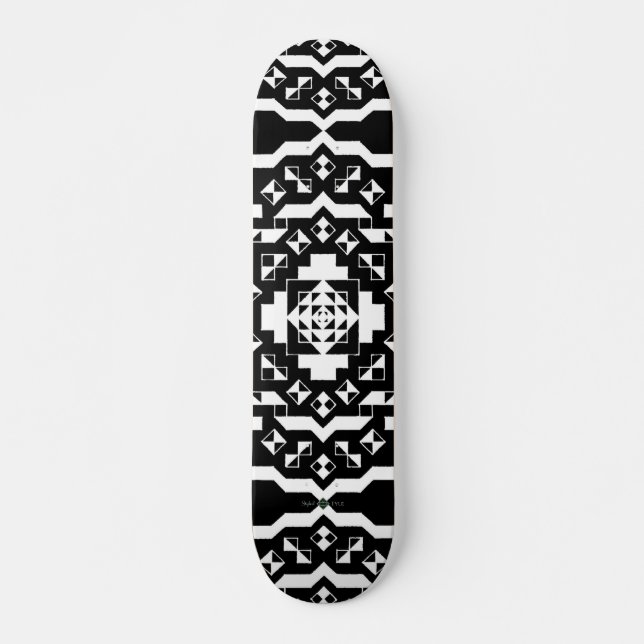 Invert Mirrored Bits Skateboard (Front)