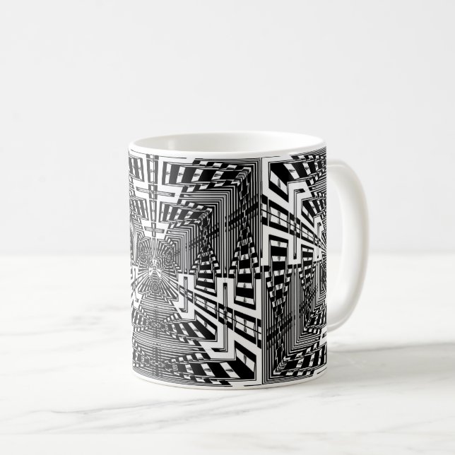 Invert Reflect Cube Coffee Mug (Front Right)