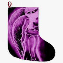 Inverted Angel in Black and Pink