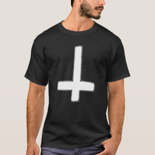 Inverted Cross Occult Dark Art Grunge Goth Gothic  T-Shirt