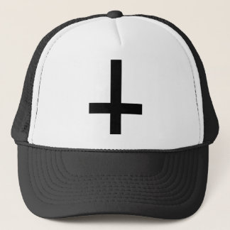 inverted cross trucker hat