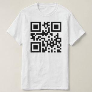 Inverted ☻ Happy Face -- QR Code T-Shirt