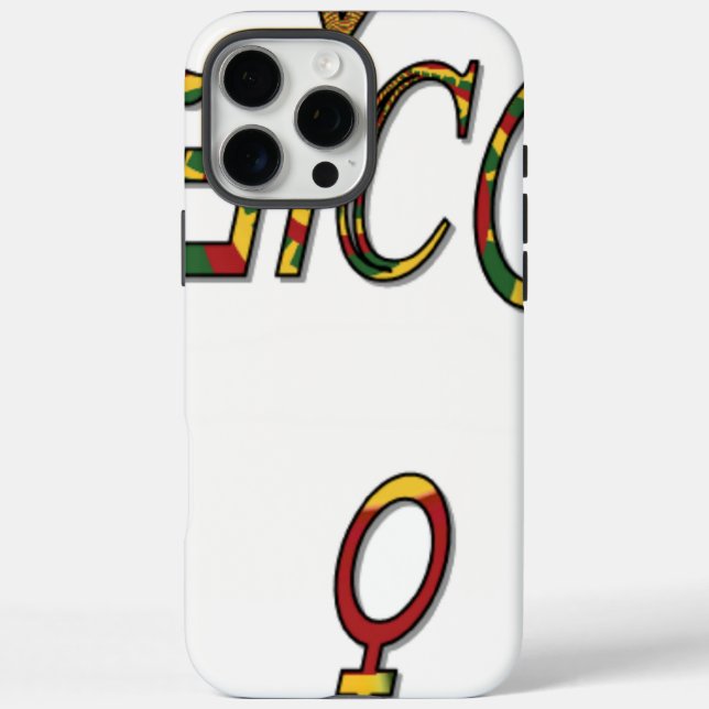 Inverted "OFFICIAL" Female Symbol | Bold Minimalis Case-Mate iPhone Case (Back)