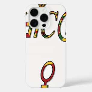 Inverted "OFFICIAL" Female Symbol Bold Minimalis iPhone 16 Pro Case
