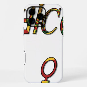 Inverted "OFFICIAL" Female Symbol Bold Minimalis iPhone 16 Pro Max Case