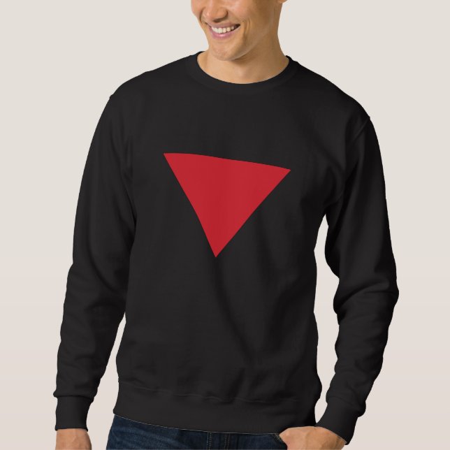 Inverted Red Triangle Sweatshirt (Front)