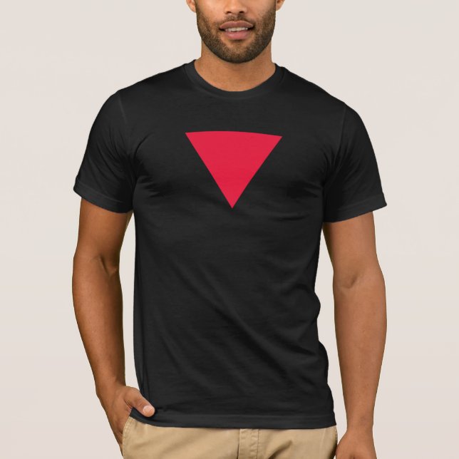 inverted red triangle T-Shirt (Front)