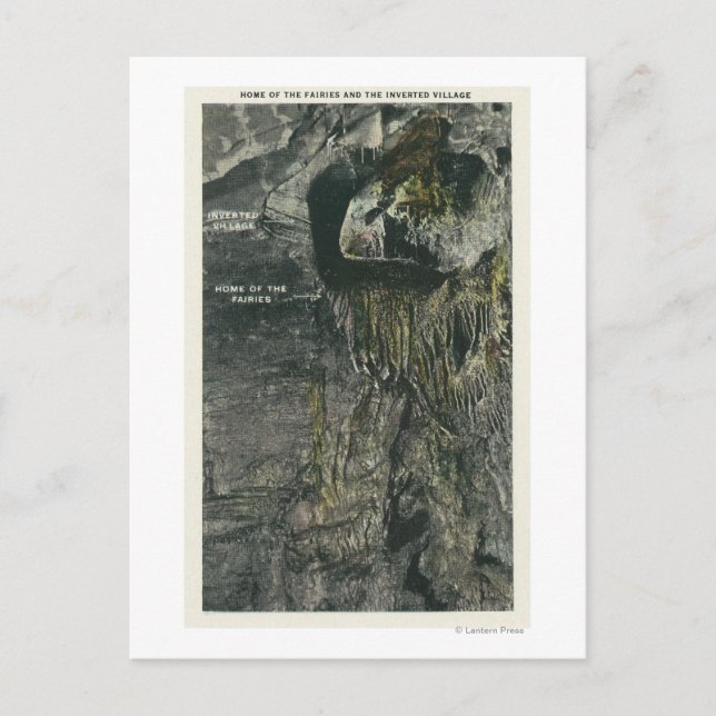 Inverted Village and Home of the Fairies View Postcard (Front)