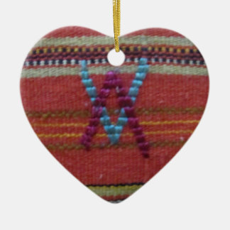 Inverted V's Ceramic Tree Decoration