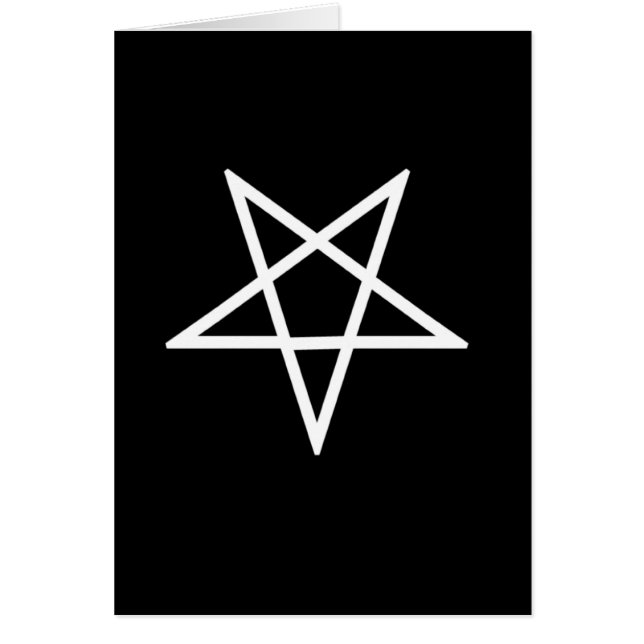 Inverted White Pentagram (Front)