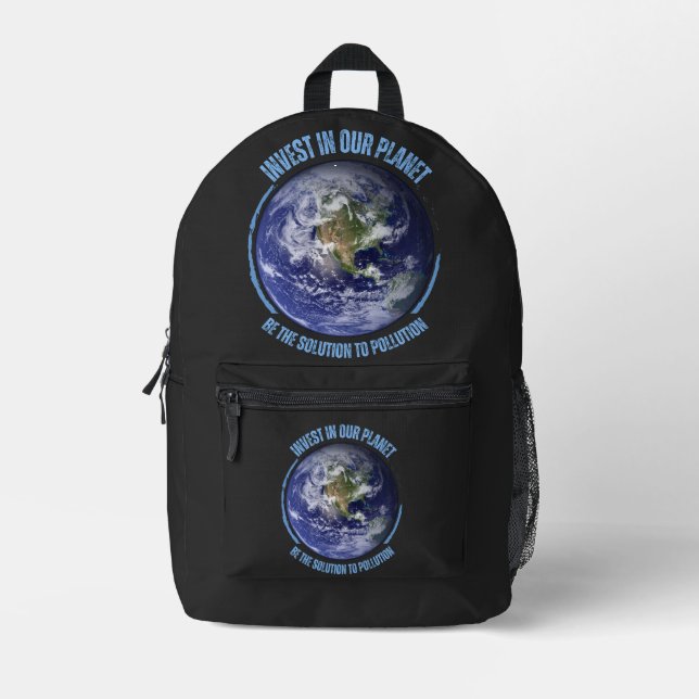 Invest in our Planet National Park Printed Backpack (Front)