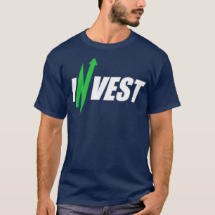 Invest Stock Market Trading Day Money Investing gr T-Shirt
