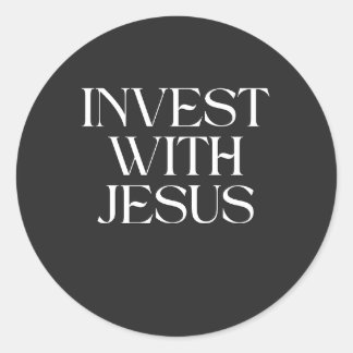 Invest with Jesus sticker