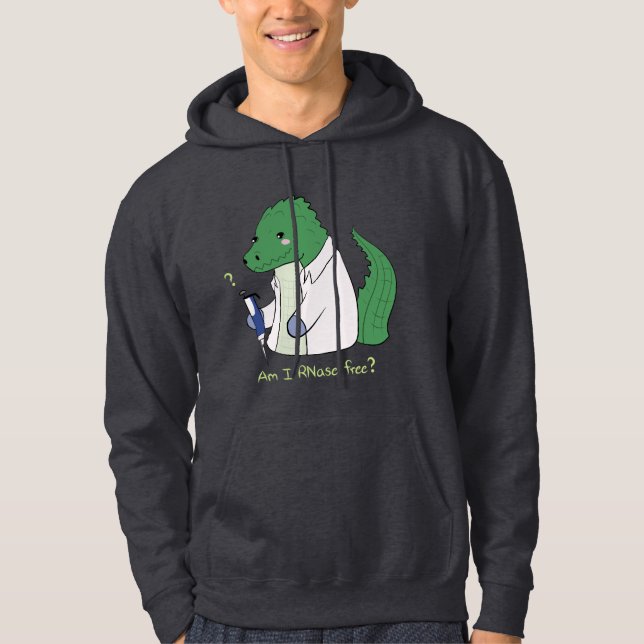 Investi-Gator: Am I RNase Free? Hoodie (Front)