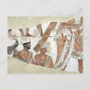 Investiture of the king by the goddess Ishtar Postcard