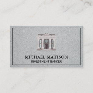 Investment Banker   Bank   Financial Institution Business Card