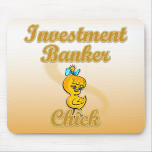 Investment Banker Chick Mouse Mat