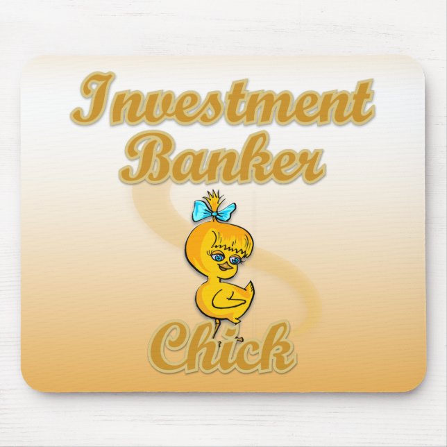 Investment Banker Chick Mouse Mat (Front)