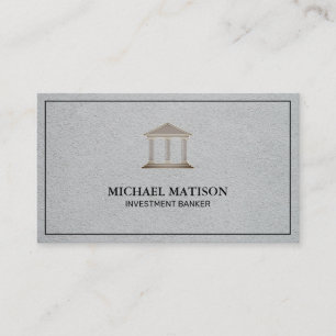 Investment Banker   Institution Business Card