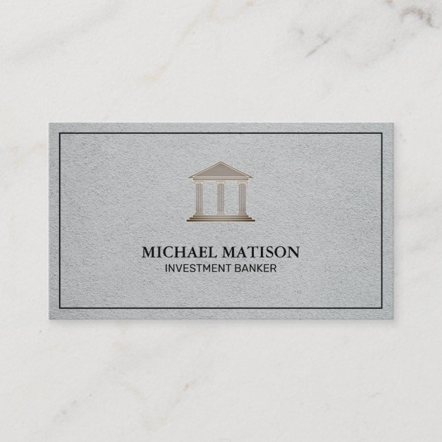 Investment Banker | Institution Business Card (Front)