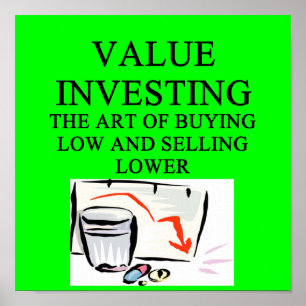 investments joke poster