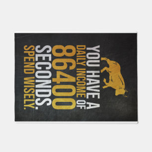 Investor 86400 Seconds Daily Income Doormat