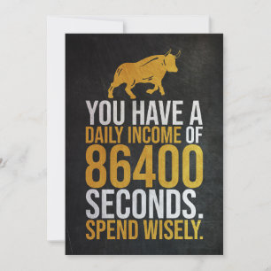 Investor 86400 Seconds Daily Income Save The Date
