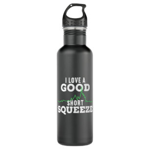 Investor A Good Short Squeeze 710 Ml Water Bottle
