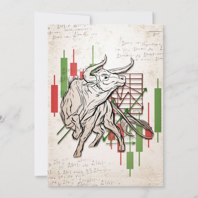 Investor Bears And Bulls Market Save The Date (Front)